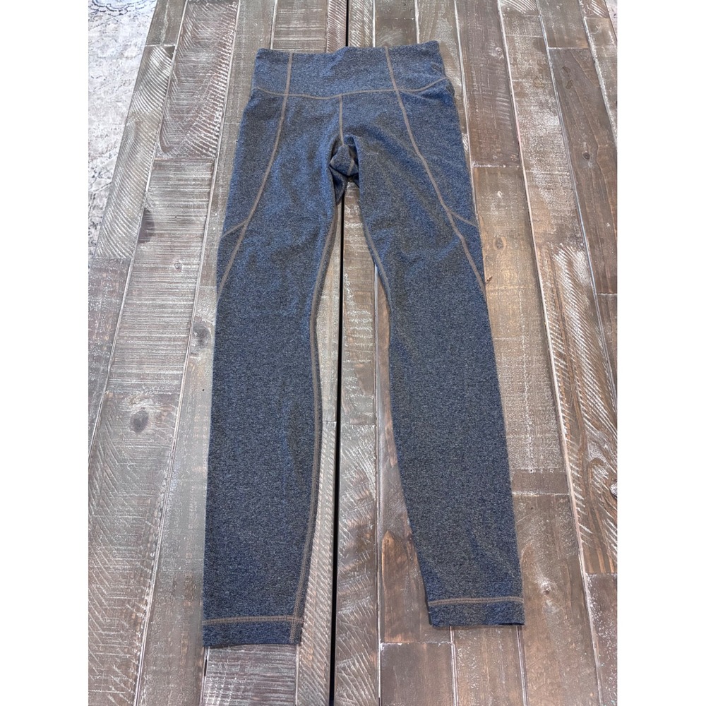 Athleta Womens XS Gray Heathered High Rise 7/8‎ Leggings Training Yoga Tights
